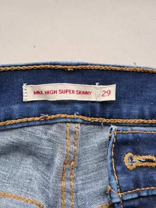 Jeans Levi's Mile High Super Skinny Taglia 29