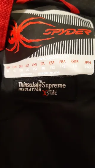 Conjunto esquí Spyder anorak y pantalón