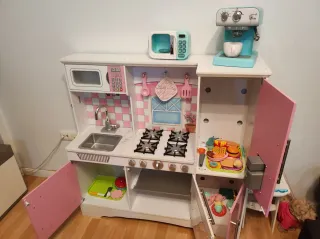Cocinita kidkraft rosa