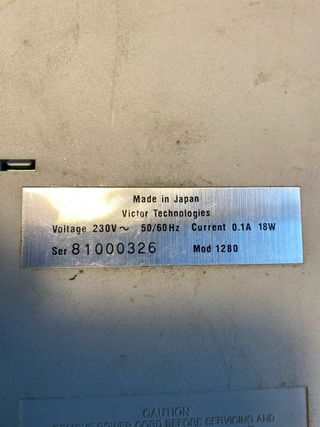 Calculadora Victor 1280 con impresora