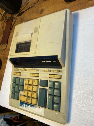 Calculadora Victor 1280 con impresora
