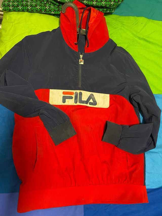 Cortavientos Fila Azul y Rojo