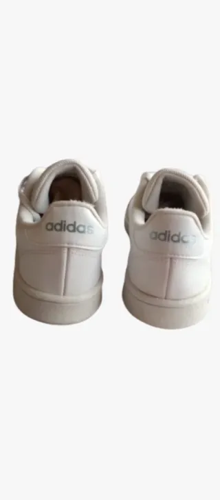 Adidas Talla 38 Blancas con Rayas Verdes