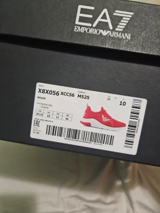 Zapatillas Deportivas Emporio Armani Rojas