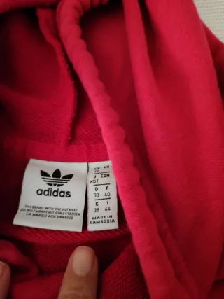 Sudadera Adidas Roja y Azul Talla M