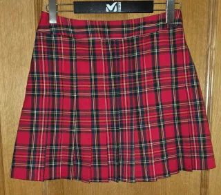 Falda Escocesa Tablas Mujer Talla M Fórmula Joven