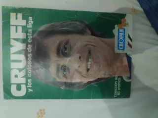 Álbum Cruyff CROPAN con 18 cromos
