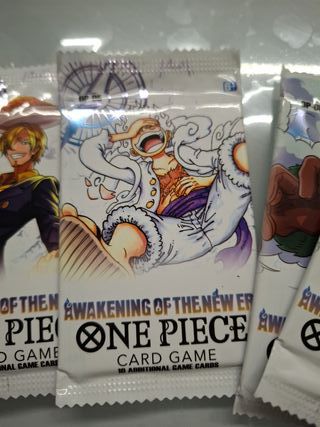 8 Bustine One Piece Card Game Awakening of the New