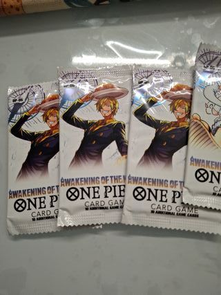 8 Bustine One Piece Card Game Awakening of the New