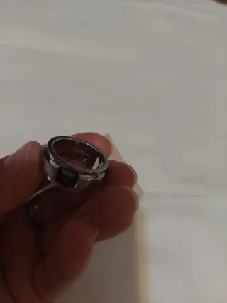 Anello Swarovski Argento e Nero