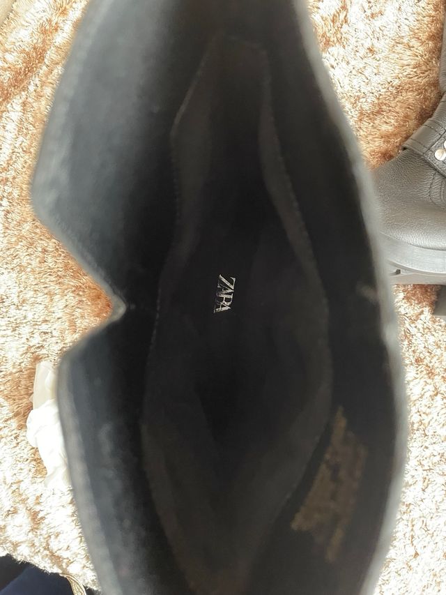 Botas de piel Zara Talla 38 nuevas