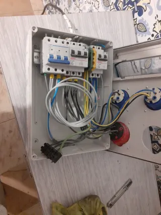 Cuadro Eléctrico con Enchufes