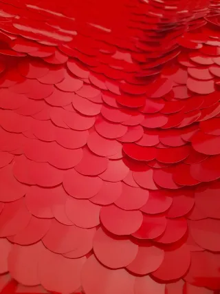 Falda Lentejuelas Roja