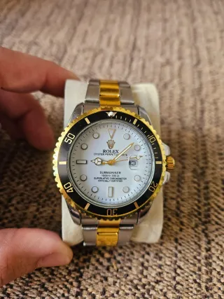 Reloj hombre Oro/Plata