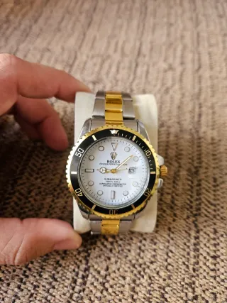 Reloj hombre Oro/Plata