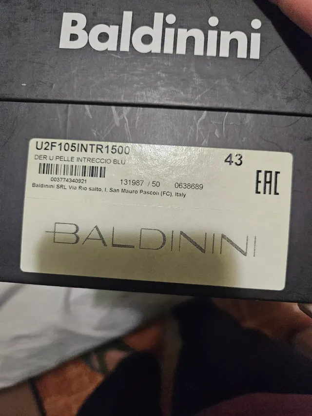 Zapatos Baldinini Negros/Azules