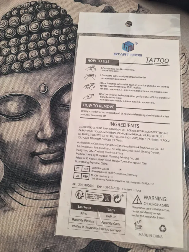 Tatuaje temporal familia leones