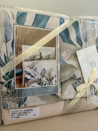 Coppia Lenzuola Matrimoniale Arabia Cotone