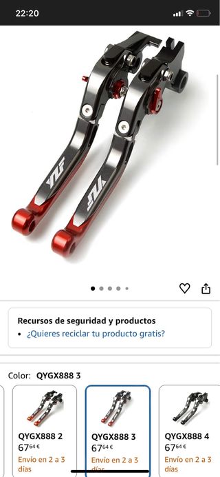 Palancas Freno Embrague YZF R1