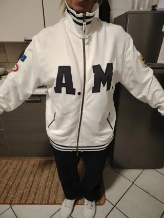 Felpa Aeronautica Militare bianca