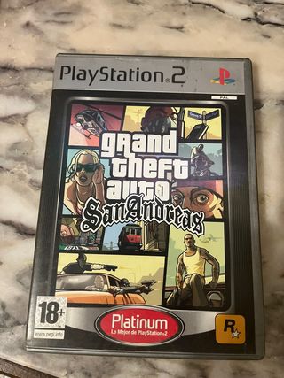 Grand Theft Auto: San Andreas PS2 Platinum