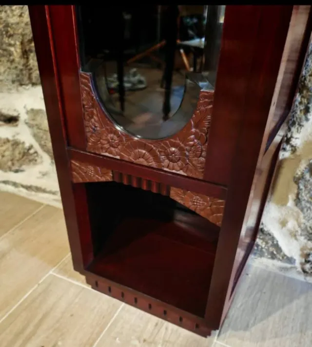 Vitrina Art-Deco Madera y Cristal