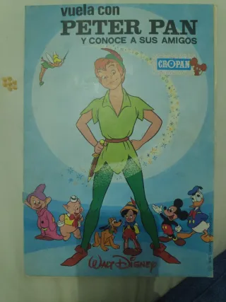 Álbum Cropan Peter Pan con 20 cromos