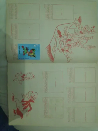 Álbum Cropan Peter Pan con 20 cromos