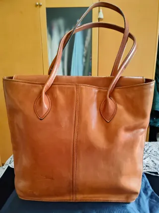 Bolso Tote Toni Mir Marrón Piel