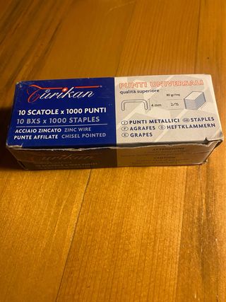 Punti metallici Turkan 10 scatole x 1000