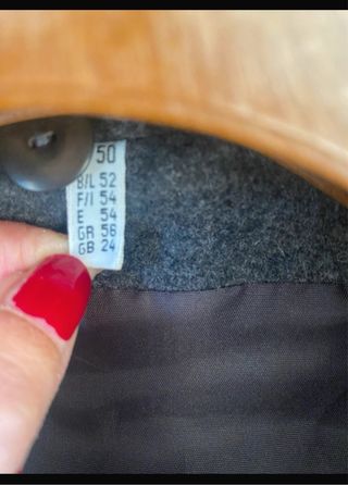 Cappotto vintage collo pelliccia grigio