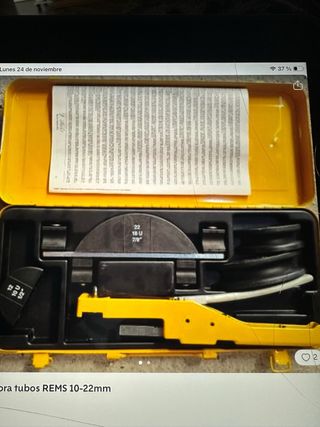 Doblador de tubos REMS 10-22mm