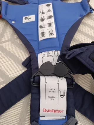 Mochila Portabebés Babybjörn Azul Marino