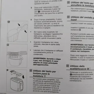 Tostapane nero e argento