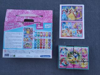 Puzzle Cubos Princesas Disney Clementoni 12 Piezas