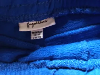 Pantalone bimbo blu 12/18 mesi orsetto