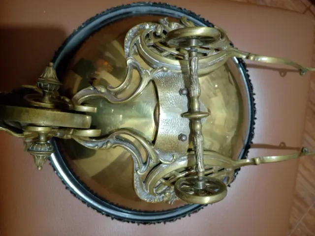 Carretilla cobre decorativa