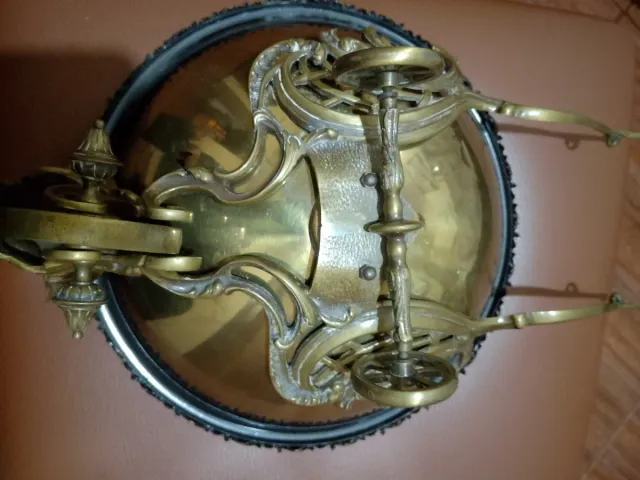 Carretilla cobre decorativa