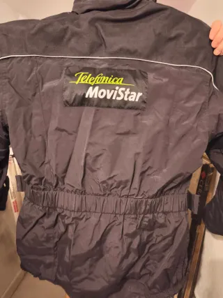 Chaqueta de moto negra