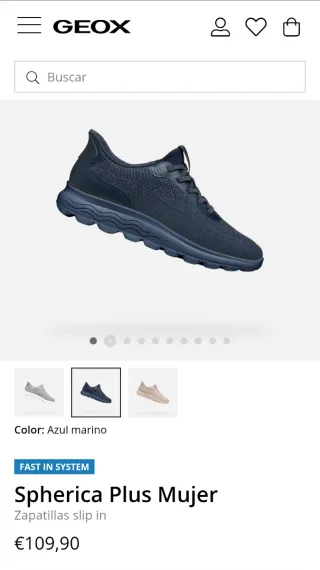 Geox Spherica Plus Mujer Negra