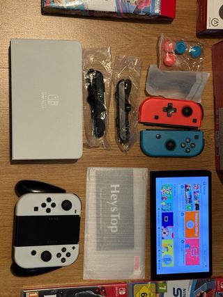 Nintendo Switch OLED + Accesorios y Juegos