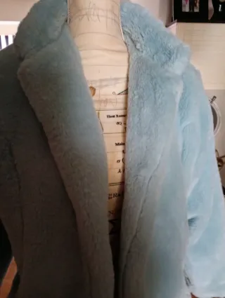 Chaqueta pelo azul talla L