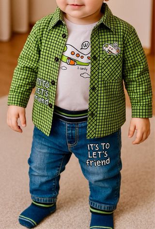 Completo 3 pezzi NUOVO per bambini 3-6 mesi