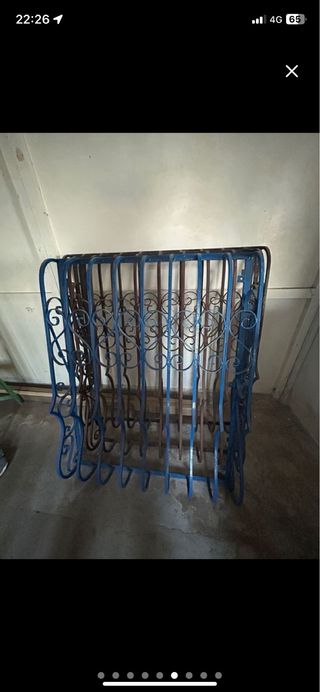 Reja de hierro forjado