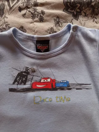 Set body manica corta Cars Disney Pixar bimbo