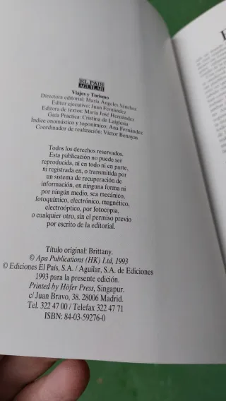 Colección guias de viaje de 1993