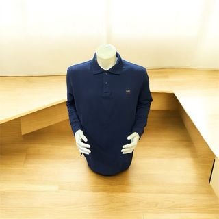 Polo Paul & Shark Manga Larga Bordado Azul Marino