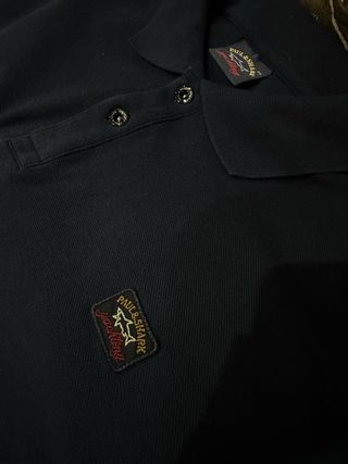 Polo Paul & Shark Manga Larga Bordado Azul Marino