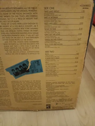 Vinilo The Beatles Hollywood Bowl