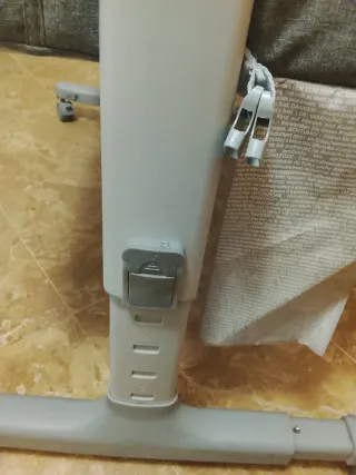 Cuna de bebé colecho gris